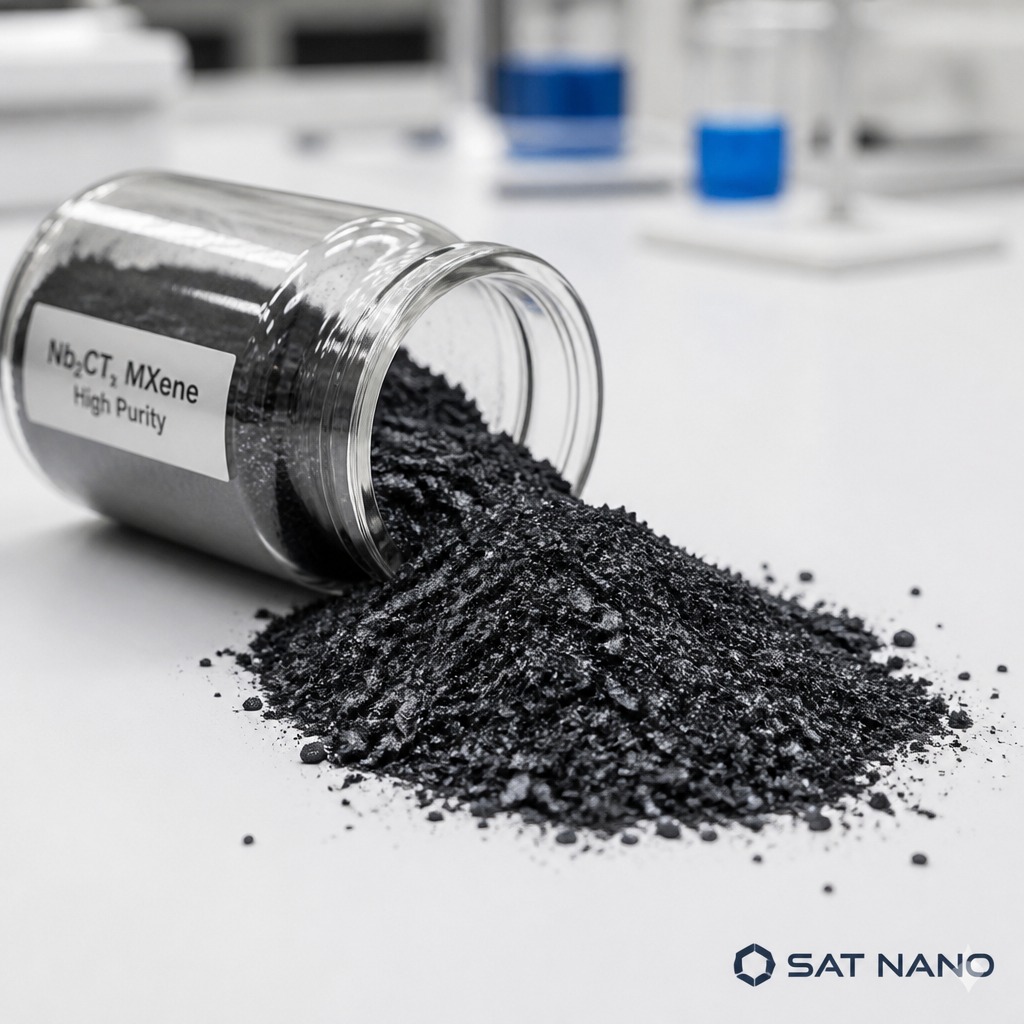 bubuk niobium karbida Nb2CTx MXene multilapis